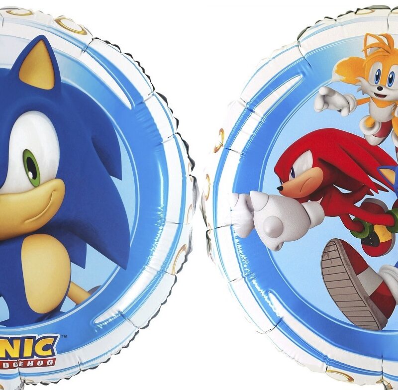 Balon foliowy SONIC koło 45cm