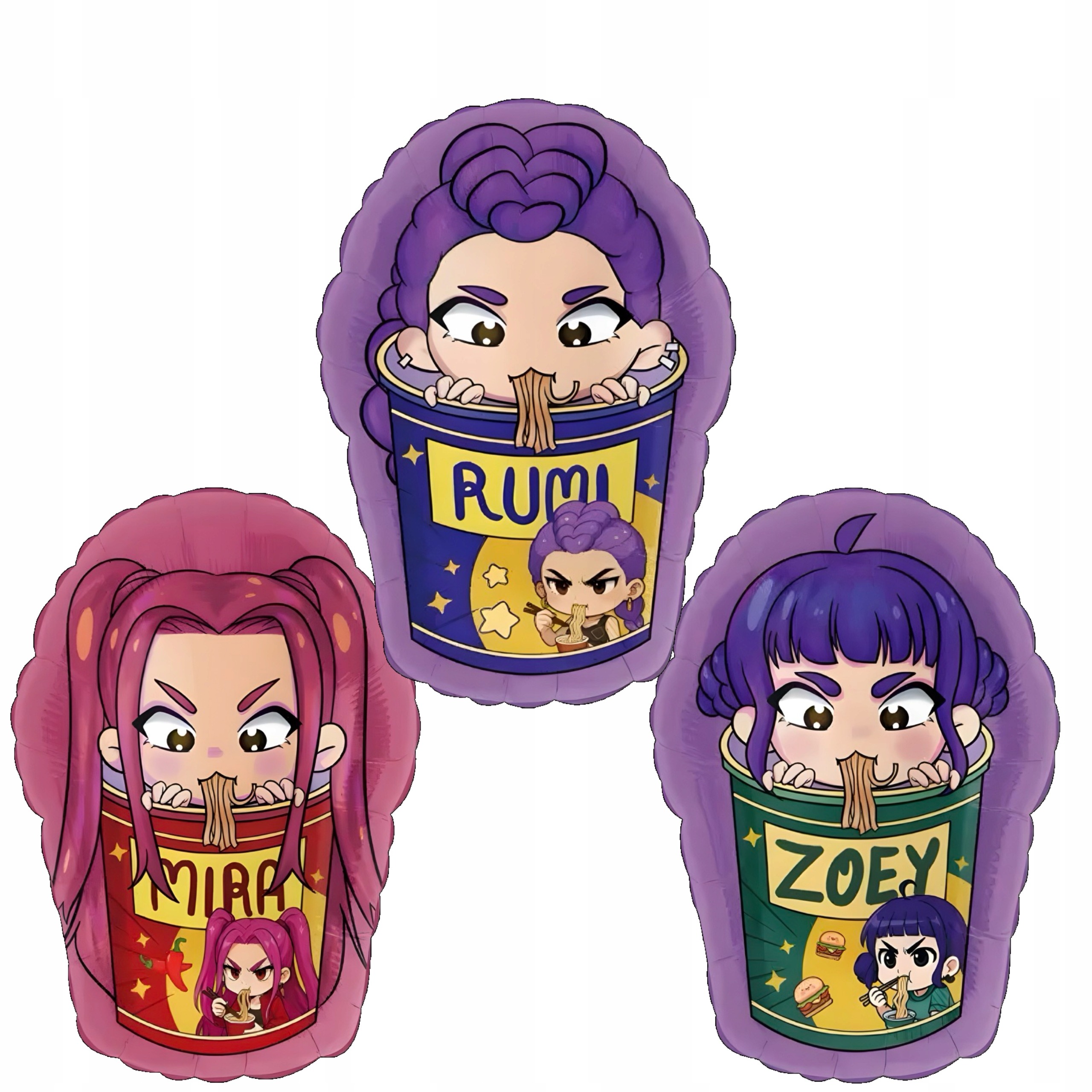 imgi_15_BALONY-RUMI-MIRA-ZOEY-HUNTRIX-DEMON-HUNTERS-ZESTAW-3-SZTUKI- (1)