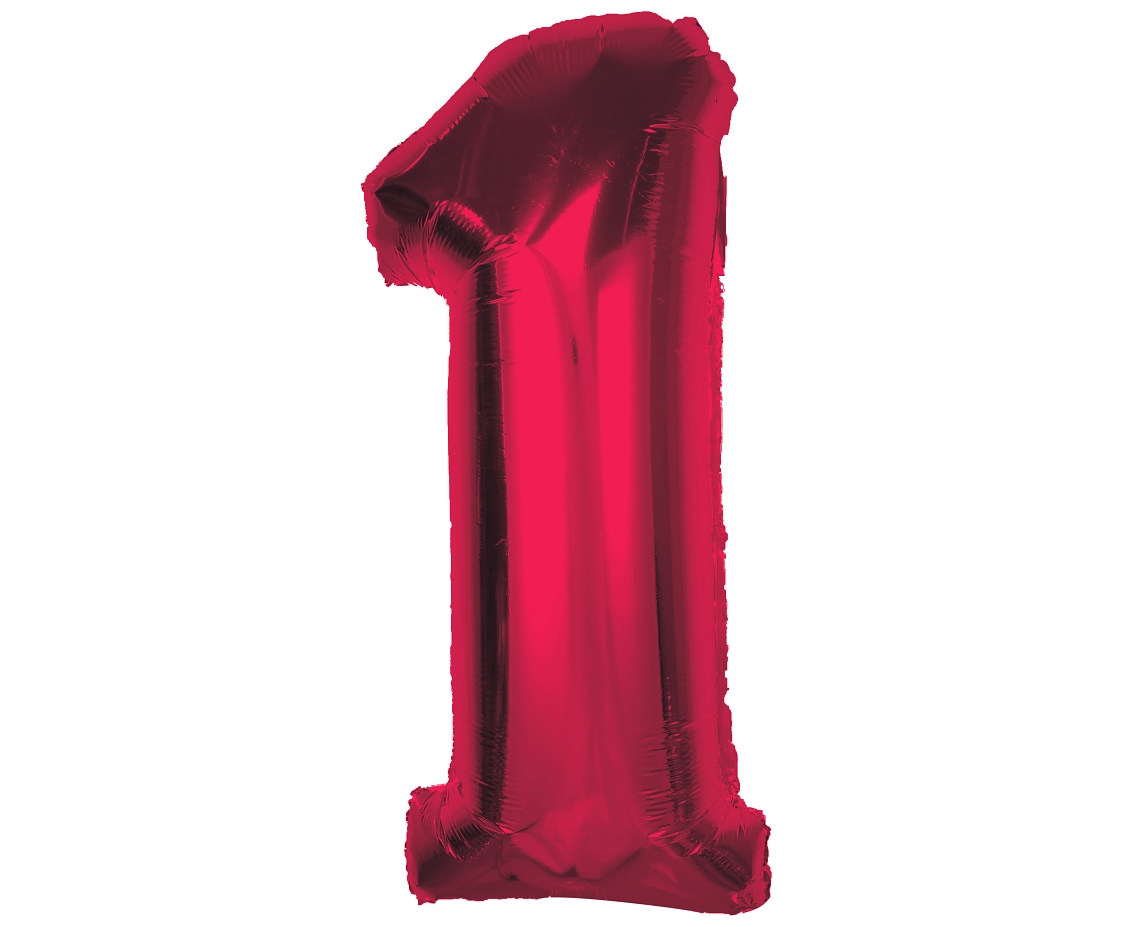 czerwony-balon-cyfra-1
