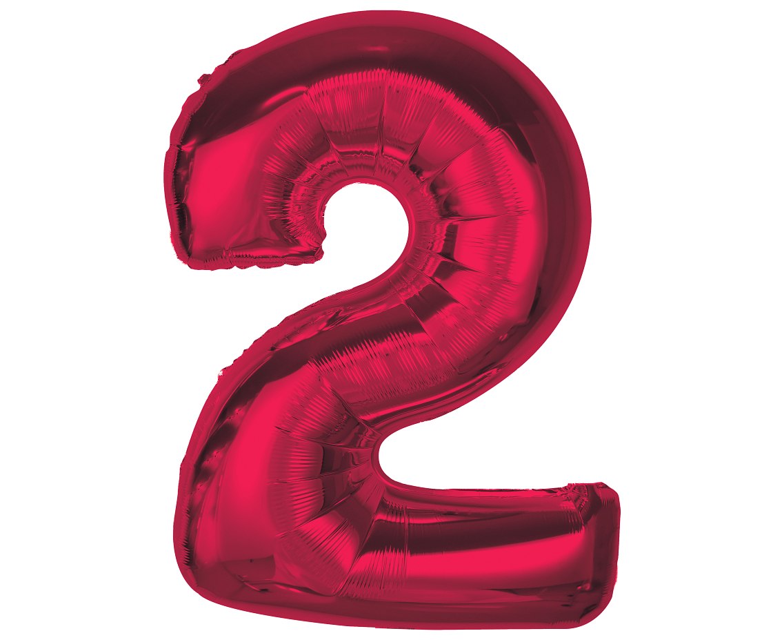 czerwony-balon-cyfra-2