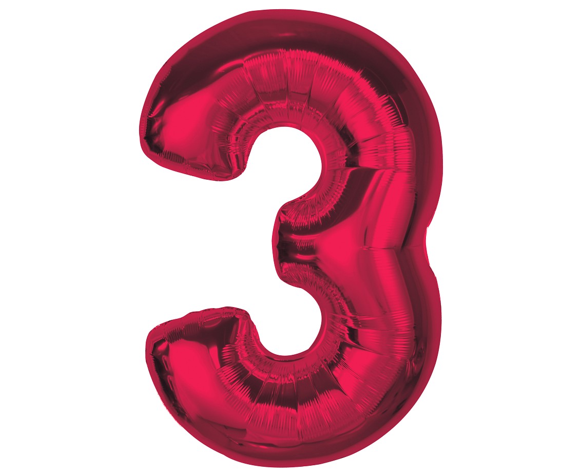 czerwony-balon-cyfra-3